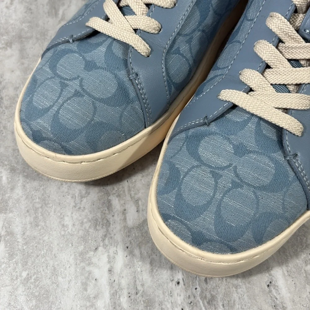 Coach Clip High Top Sneaker, Men’s sz 11, Cornflower Blue